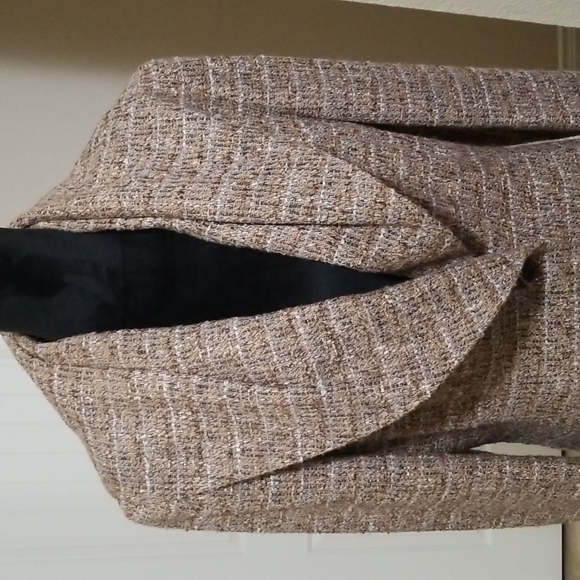 Dana Buchman tweed crop jacket E/D - Picture 4 of 9